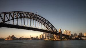 Images Dated 25th August 2014: Sydney City, Harbour Bridge and Opera House