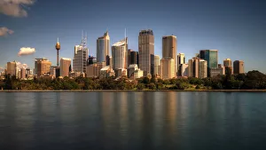 Images Dated 25th August 2014: Sydney city harbour reflections