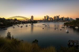 Images Dated 6th July 2014: Sydney City Sunrise at Waverton, Australia