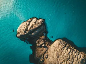Aerial Views Gallery: twilight cove drone shot