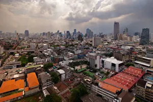 View of Bangkok City and the Surroundings, Thailand View of Bangkok City and the Surroundings, Thailand