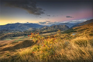 A view in the early moprning light of the Remarkables, a mountain range near Queenstown A view in the early moprning light of the Remarkables, a mountain range near Queenstown