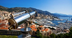 View of La Condamine and Monte Carlo, Monaco, Europe View of La Condamine and Monte Carlo, Monaco, Europe