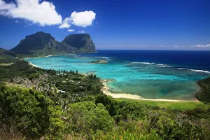 View of lagoon from Malabar Hill, Lord Howe Island View of lagoon from Malabar Hill, Lord Howe Island
