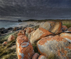 View to Marshall bay, Flinders Island, Tasmania View to Marshall bay, Flinders Island, Tasmania