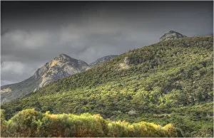 A view to the Strzelecki range, Flinders Island, part of the Furneaux group, eastern Bass Strait, Tasmania A view to the Strzelecki range, Flinders Island, part of the Furneaux group, eastern Bass Strait, Tasmania