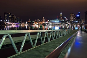 Walkway leading towards the Yarra River