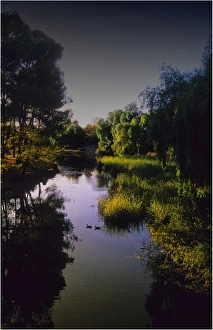 Waterway and Parklands in the Clare Valley, South Australia Waterway and Parklands in the Clare Valley, South Australia