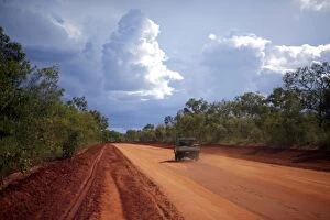 Pick Up Truck Gallery: Four Wheel Drive driving through Australian bush