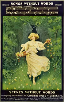 <b class=qtipBold><figcaption>1986-9008</figcaption></b><br>Poster, NER, Songs Without Words<br><em>© National Railway Museum</em> 1986-9008