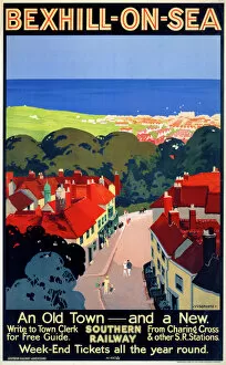 Bexhill-on-Sea, SR poster, 1928