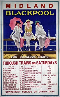 Images Dated 18th September 2003: Blackpool for Gorgeous Sights, MR poster, 1920