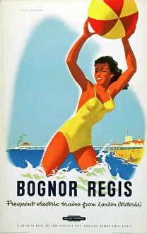 Bognor Regis, BR poster, c 1950s