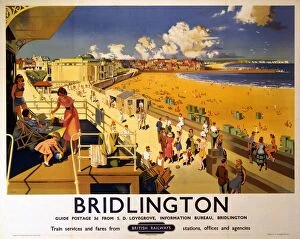 Railway Posters Collection: Bridlington, BR poster, 1950s