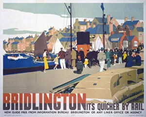 Images Dated 6th May 2003: Bridlington: Its Quicker by Rail, LNER poster, 1935