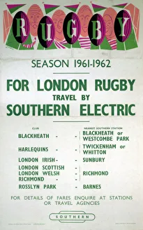 BR(SR) poster. Season 1961-1962. For Londo BR(SR) poster. Season 1961-1962. For Londo
