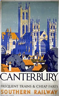 Images Dated 12th September 2003: Canterbury, SR poster, 1923-1947