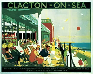Clacton-on-Sea, LNER poster, 1926