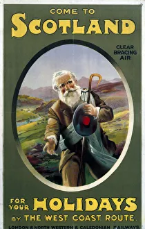 Come to Scotland, LNWR/Caledonian Railway poster, 1923-1947 Come to Scotland, LNWR/Caledonian Railway poster, 1923-1947