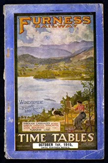 Front cover of the Furness Railway timetable, 1915 Front cover of the Furness Railway timetable, 1915