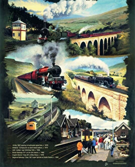 Images Dated 2nd November 2007: Cropped version of Settle-Carlisle Line, Regional Railways poster, 1992