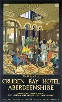 Railway Posters Collection: Cruden Bay Hotel, LNER poster, 1923-1947