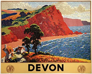 Images Dated 21st July 2003: Devon, GWR poster, 1936