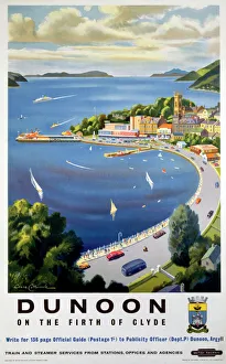 Dunoon, BR (ScR) poster, c 1960s Dunoon, BR (ScR) poster, c 1960s
