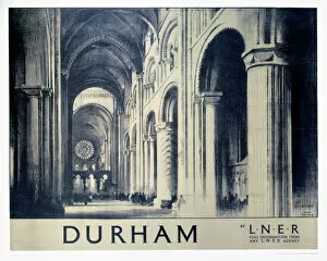 County Durham Gallery: Durham, LNER poster, 1930