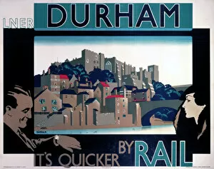 County Durham Gallery: Durham, LNER poster, 1935