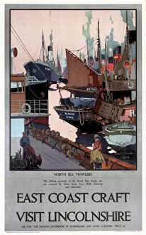 Images Dated 1st September 2003: East Coast Craft - Visit Lincolnshire, LNER poster, 1923-1947