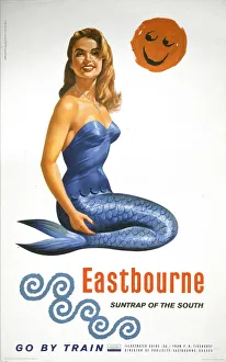 Eastbourne, Suntrap of the South, BR poster, 1961 Eastbourne, Suntrap of the South, BR poster, 1961