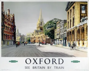 Oxford, BR (WR) Print 1958
