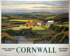 Cornwall Print, 1936 GWR / SR Poster