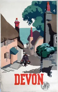 Devon Print, GWR Poster, 1939