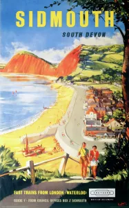 Sidmouth BR (SR) Print, 1959