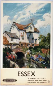 British Railways Poster Prints: Essex - Rambles in Essex, BR (ER) poster, c 1952