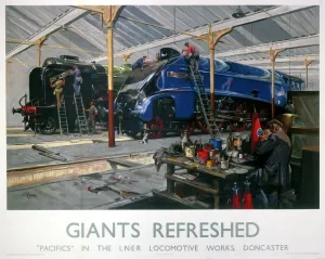 Giants Refreshed Print, 1923-1948 LNER Poster
