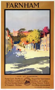 Farnham Print, Southern Railway Poster