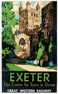 Images Dated 25th June 2003: Exeter, GWR poster, 1923-1947