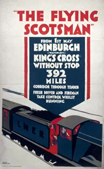 The Flying Scotsman, LNER poster, 1923-1947