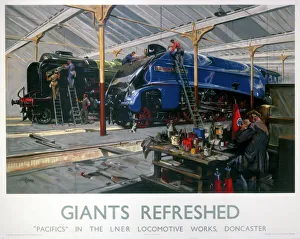 Posters/railway posters/giants refreshed lner poster 1923 1948 Posters/railway posters/giants refreshed lner poster 1923 1948