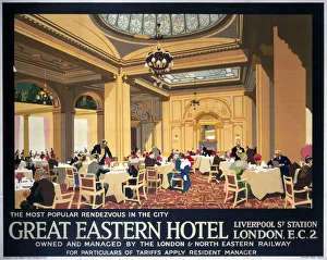 Great Eastern Hotel, LNER poster, 1923-1947 Great Eastern Hotel, LNER poster, 1923-1947