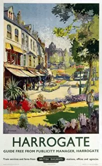 Images Dated 16th May 2003: Harrogate, BR poster, 1957