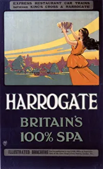 Harrogate - Britains 100% Spa, GNR poster, 1900-1922 Harrogate - Britains 100% Spa, GNR poster, 1900-1922