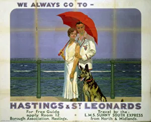 Hastings and St Leonards, SR poster, 1933 Hastings and St Leonards, SR poster, 1933