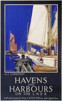 Havens and Harbours, LNER poster, 1923-1947 Havens and Harbours, LNER poster, 1923-1947