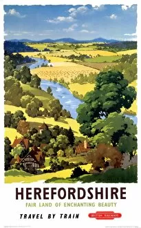 Herefordshire, BR poster, 1960
