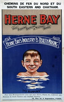 Images Dated 24th June 2003: Herne Bay, its Ripping!, SE & CR poster, c 1920s