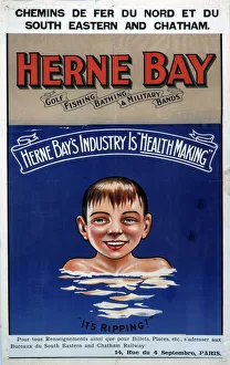 Herne Bay, its Ripping!, SE & CR poster, c 1920s Herne Bay, its Ripping!, SE & CR poster, c 1920s